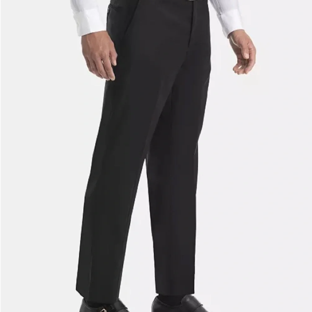 Lauren Ralph Lauren Mens 35x30L Men's UltraFlex Classic Black Wool Pants NWT